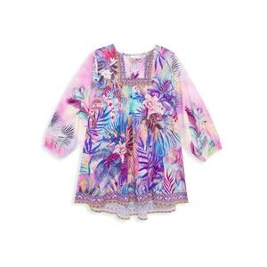 Camilla 'Party Like Batwing' Pink Crystal Embellished Dress Size 4